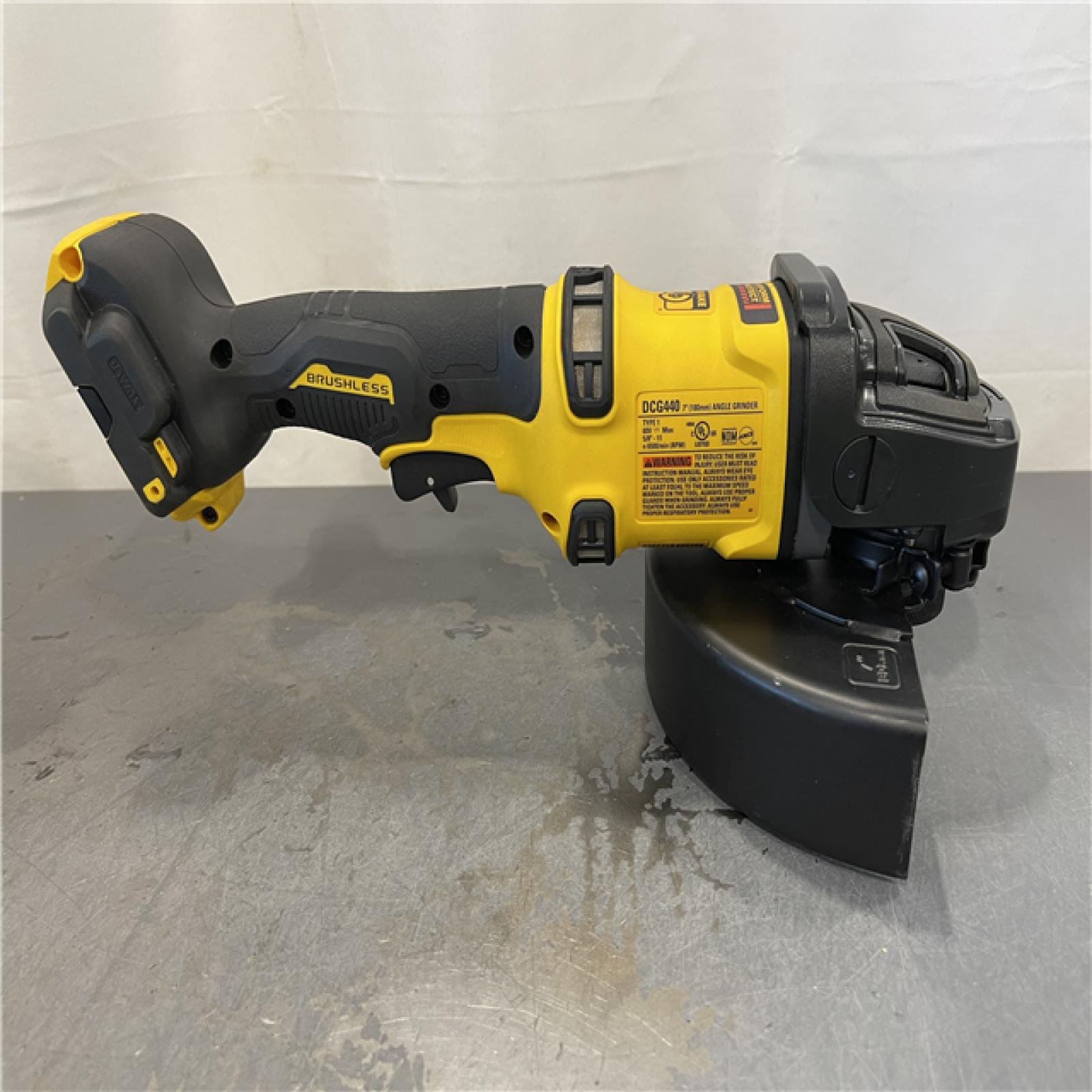 AS-IS - DeWalt 60V MAX Brushless Cordless 7 In. Angle Grinder