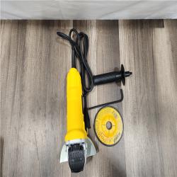 AS-IS DEWALT 7 Amp 4.5 in. Small Corded Angle Grinder with 1-Touch Guard