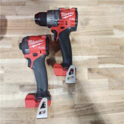 HOUSTON LOCATION - AS-IS Milwaukee  FUEL 18V Lithium-Ion Brushless Cordless Hammer Drill and Impact Driver Combo Kit