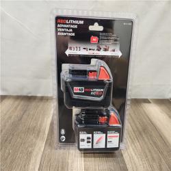NEW- Milwaukee M18 18-Volt Lithium-Ion XC Extended Capacity 5.0 Ah Battery Pack (2-Pack)