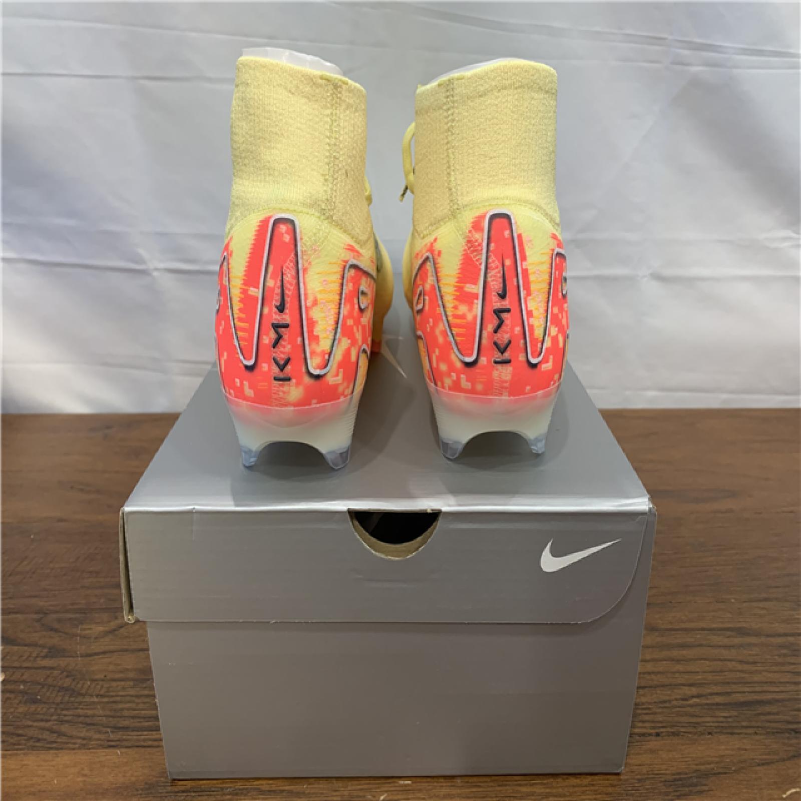 NEW! Nike Zoom Mercurial Superfly 10 Elite KM FG Firm Ground Soccer Cleat Light Laser Orange/Armory Navy-8