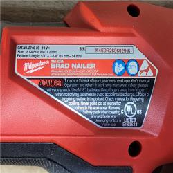 HOUSTON LOCATION - AS-IS Milwaukee FUEL 18-Volt Lithium-Ion Brushless Cordless Gen II 18-Gauge Brad Nailer (Tool-Only)