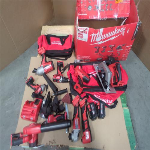 CALIFORNIA AS-IS MIWUAKEE M18 9-Tool Combo Kit