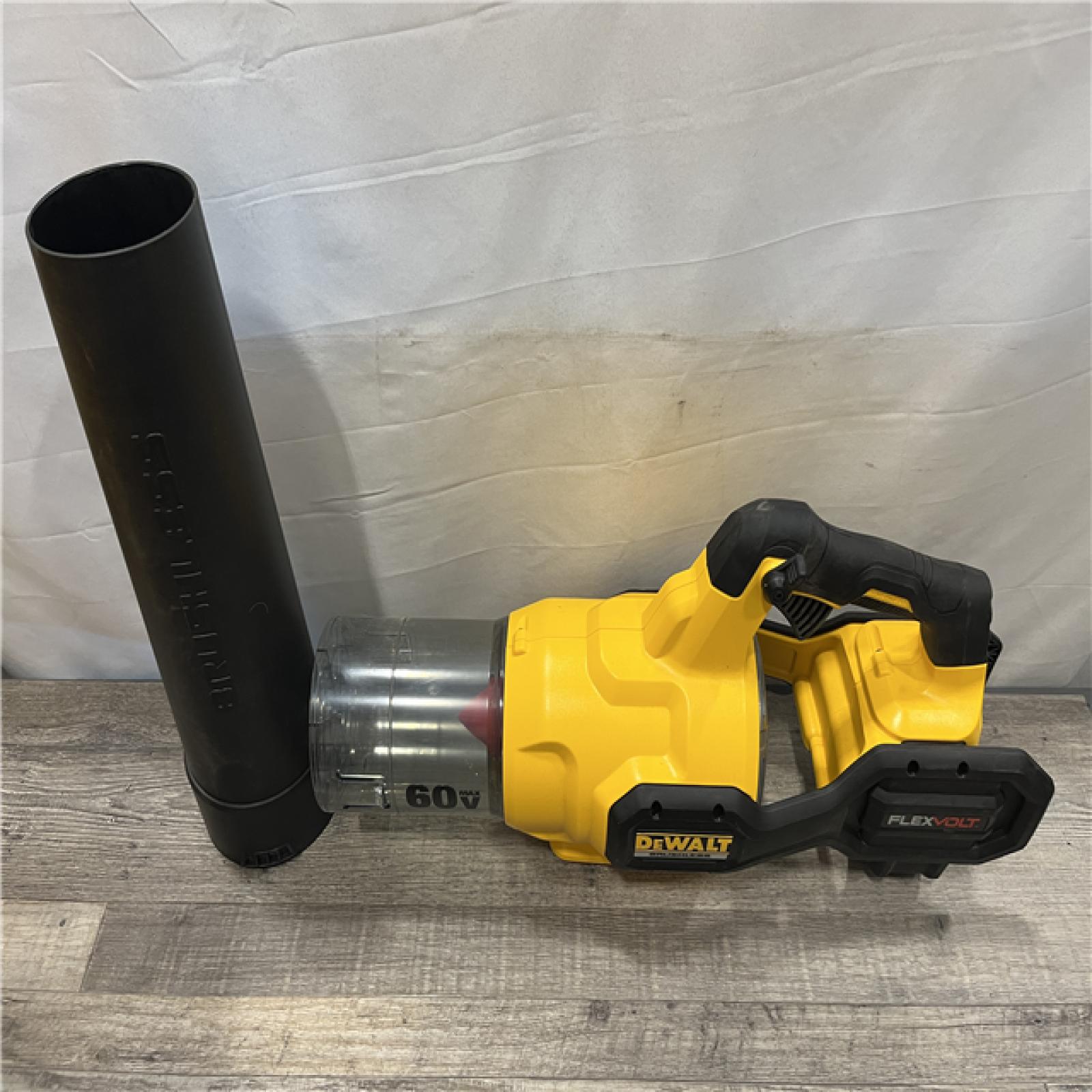 AS-IS DEWALT FLEXVOLT 60V MAX 125 MPH 600 CFM Brushless Cordless Battery Powered Blower (Tool Only)