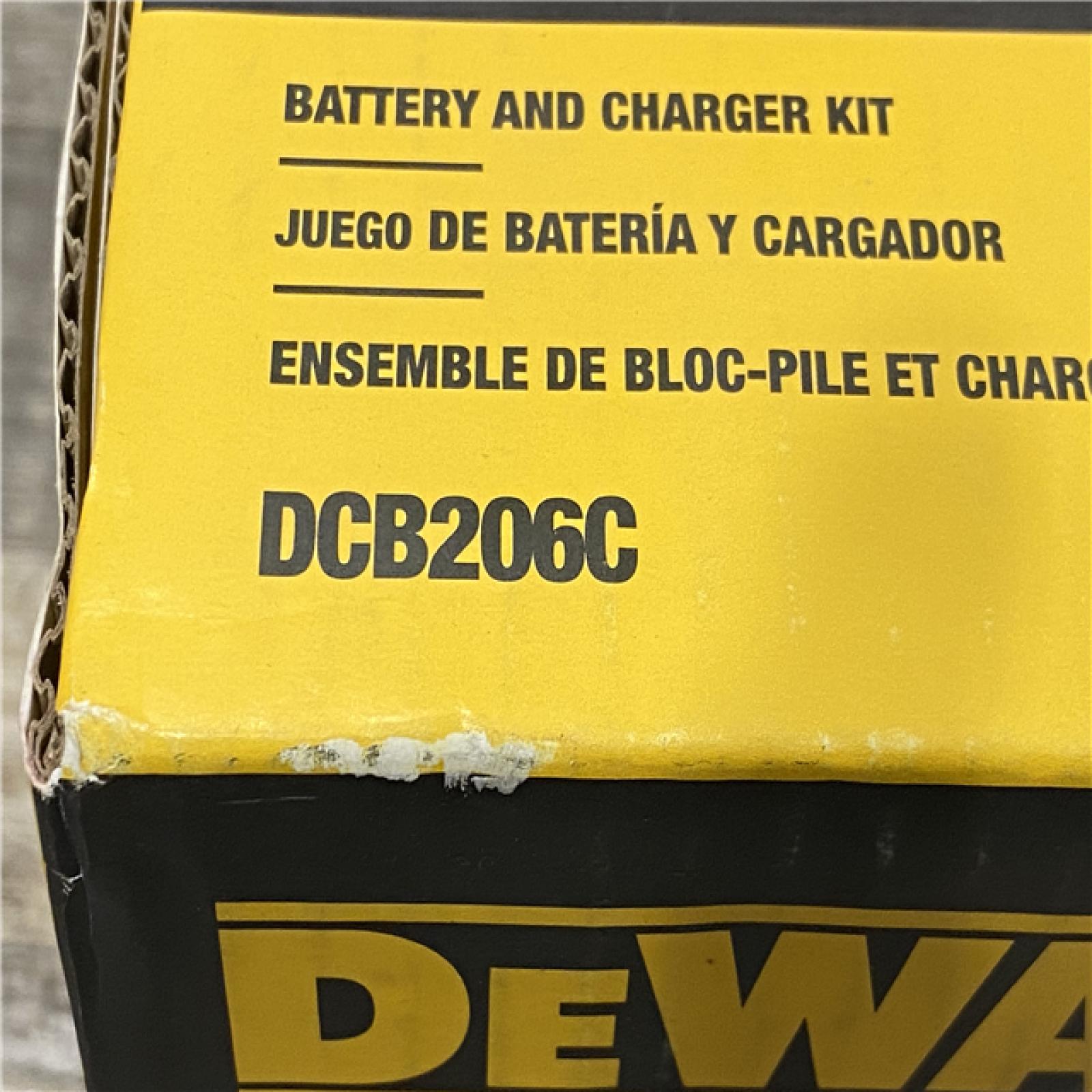 NEW - DEWALT 20V MAX Lithium-Ion 6.0 Ah Battery and Charger