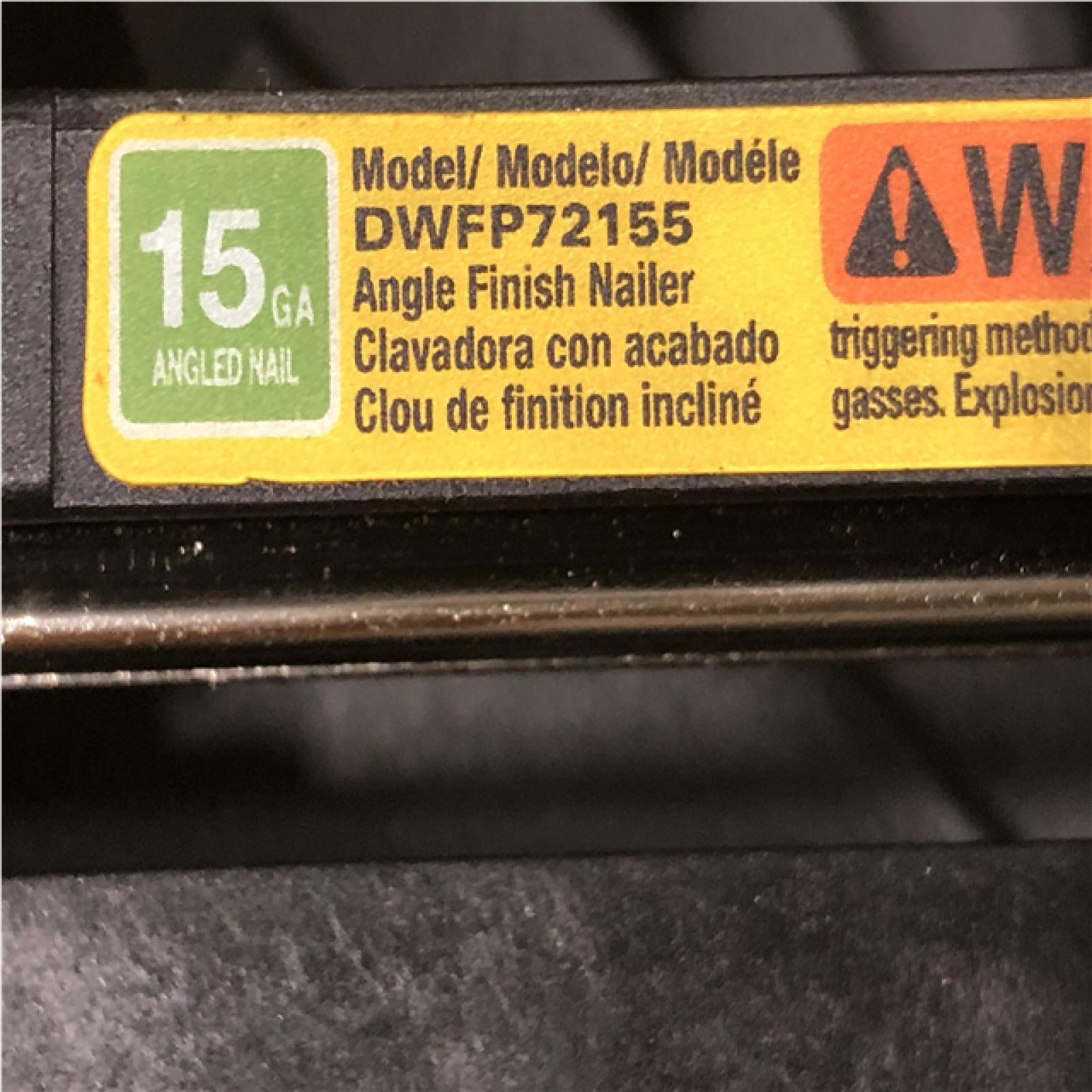 AS-IS Dewalt-DWFP72155 15 Gauge Precision Point Finish Nailer