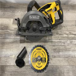 AS-IS DEWALT FLEXVOLT 60V MAX Cordless Brushless 7-1/4 in. Wormdrive Style Circular Saw (Tool Only)