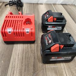 AS-IS Milwaukee 18-Volt Lithium-Ion High Output Starter Kit with Two 6.0 Ah Battery and Charger