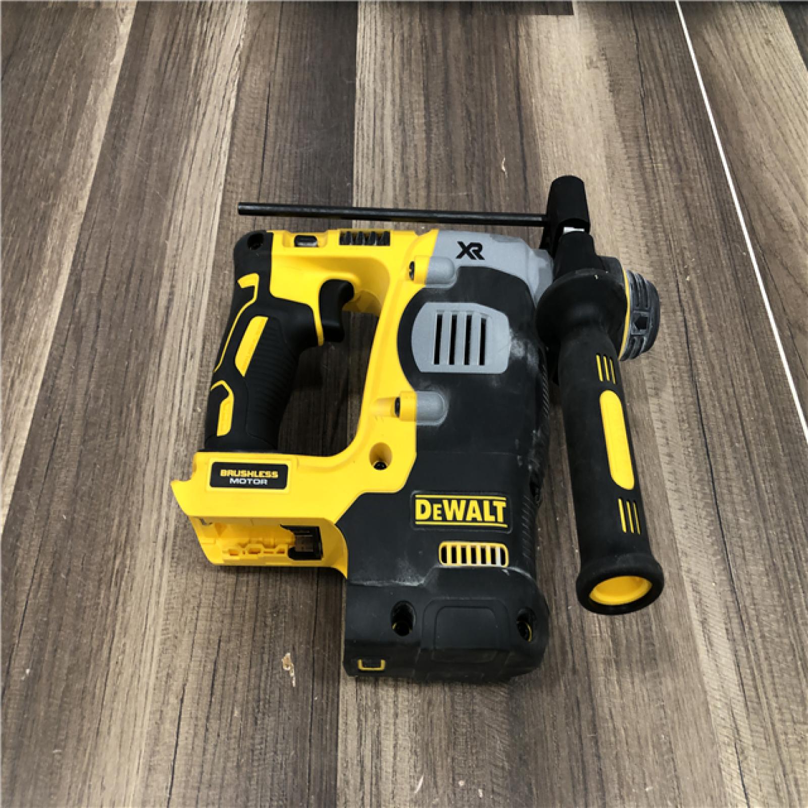 AS-IS DEWALT 20V MAX XR Cordless Brushless 1 in. SDS Plus L-Shape Rotary Hammer (Tool Only)