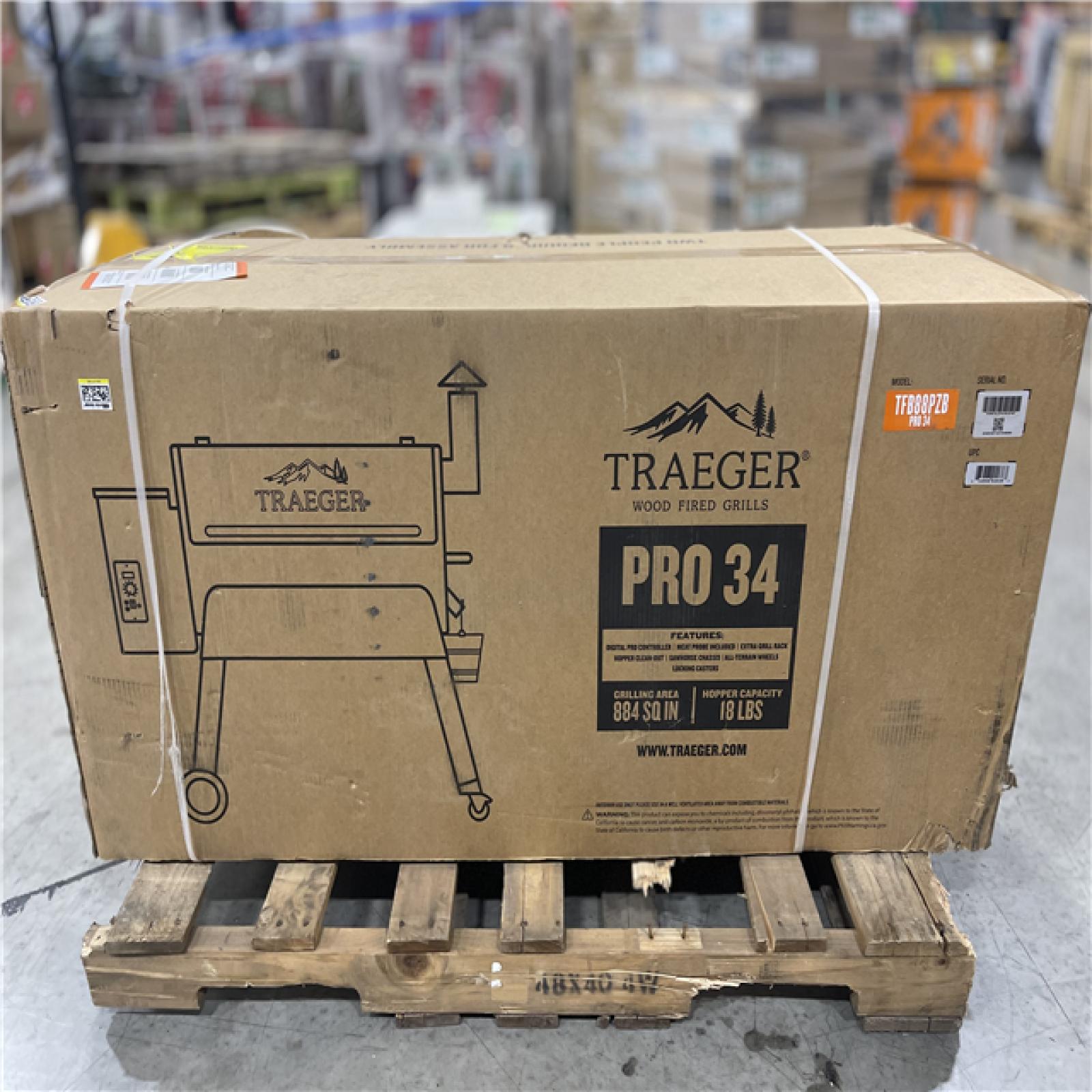 DALLAS LOCATION - Traeger Pro Series 34-Pellet Grill and Smoker in Bronze