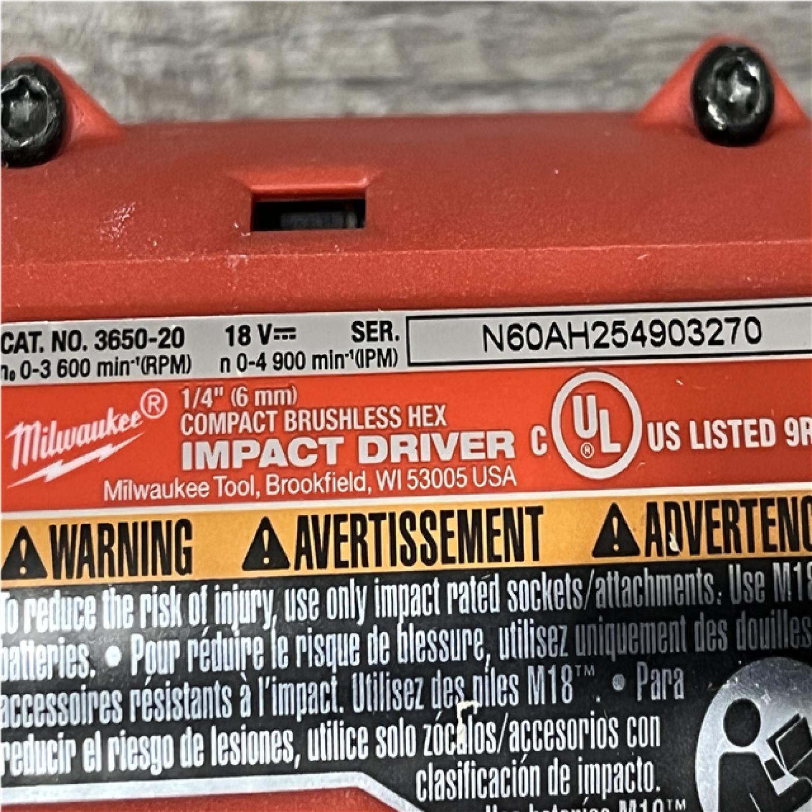AS-IS Milwaukee 18V Lithium-Ion Brushless Cordless Compact Drill/Impact Combo Kit