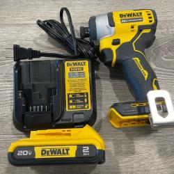 AS-IS DEWALT Atomic 20V Max Lithium-Ion Brushless Cordless Compact 1/4 in. Impact Driver Kit