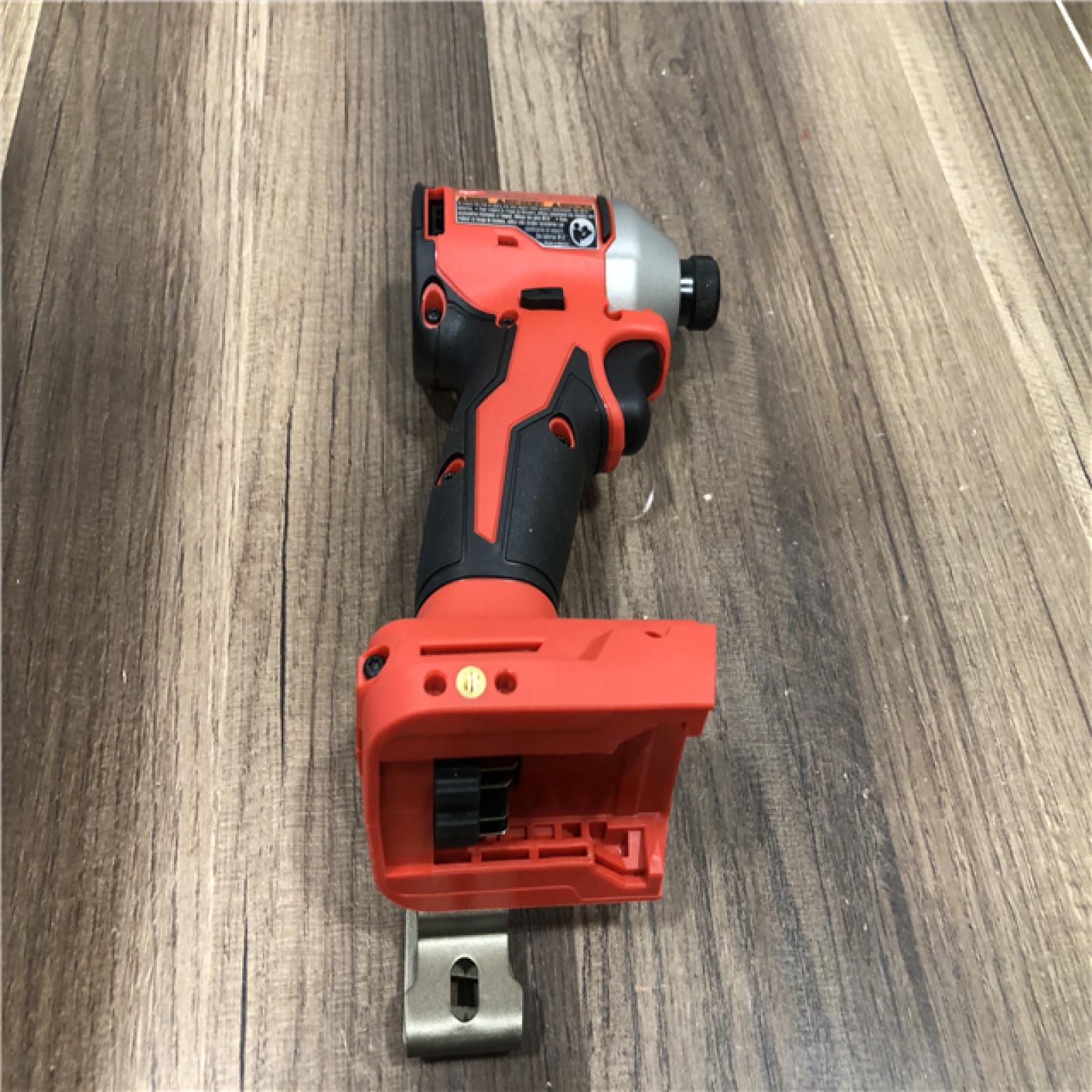 AS-IS Milwaukee 18V Lithium-Ion Brushless Cordless 1/4 in. Compact Impact Driver (Tool Only)