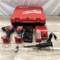 AS-IS MILWAUKEE FUEL 18V Lithium-Ion  Cordless Hammer Drill and Impact Driver Combo Kit