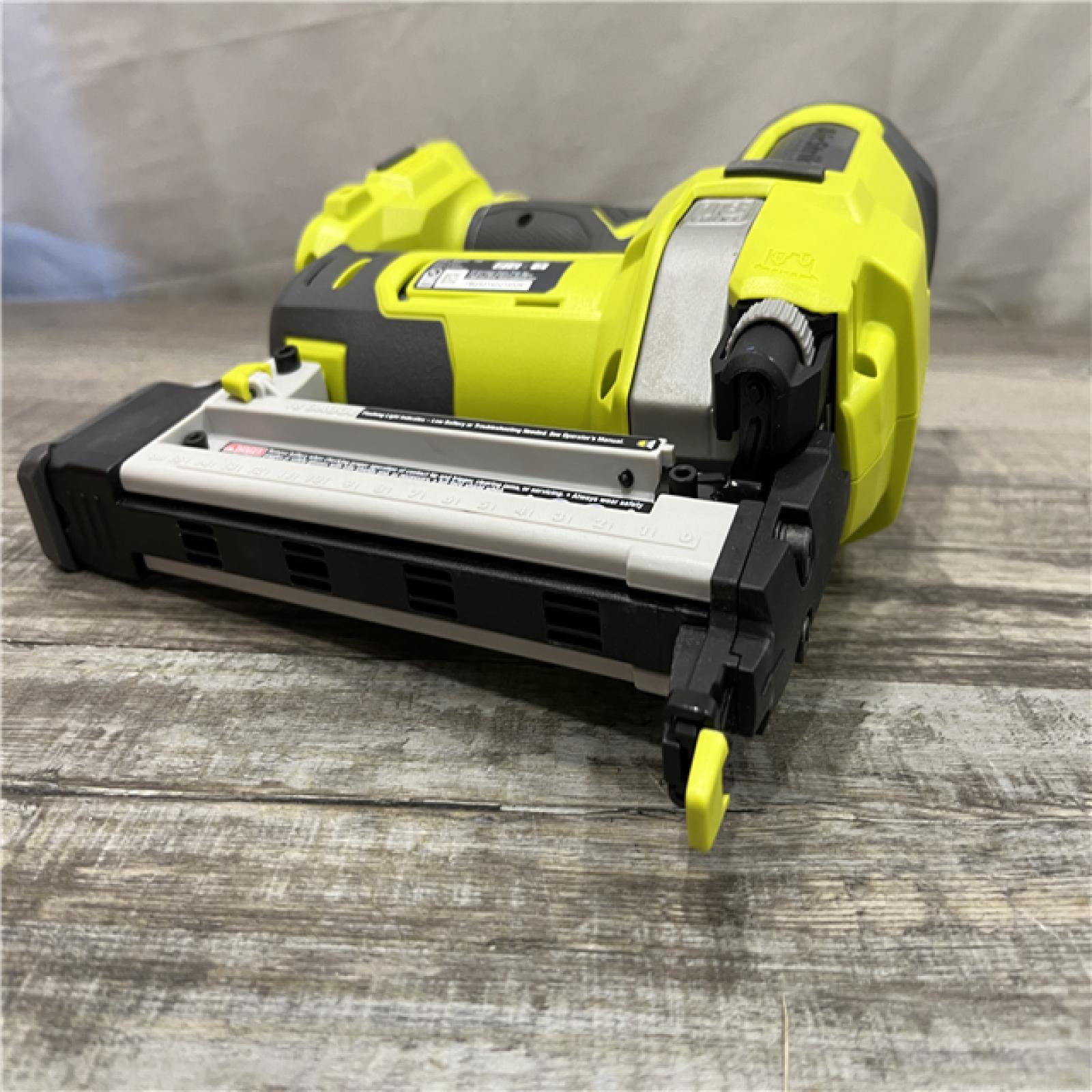 AS-IS RYOBI ONE+ 18V 18-Gauge Cordless AirStrike Narrow Crown Stapler (Tool Only)