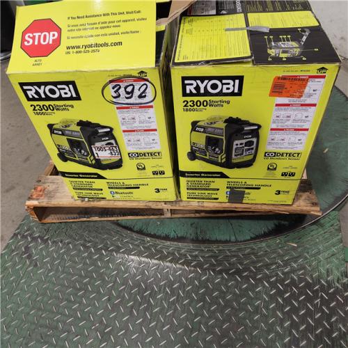 Dallas Location - As-Is Ryobi 2300-Watt Generator(Lot Of 2)