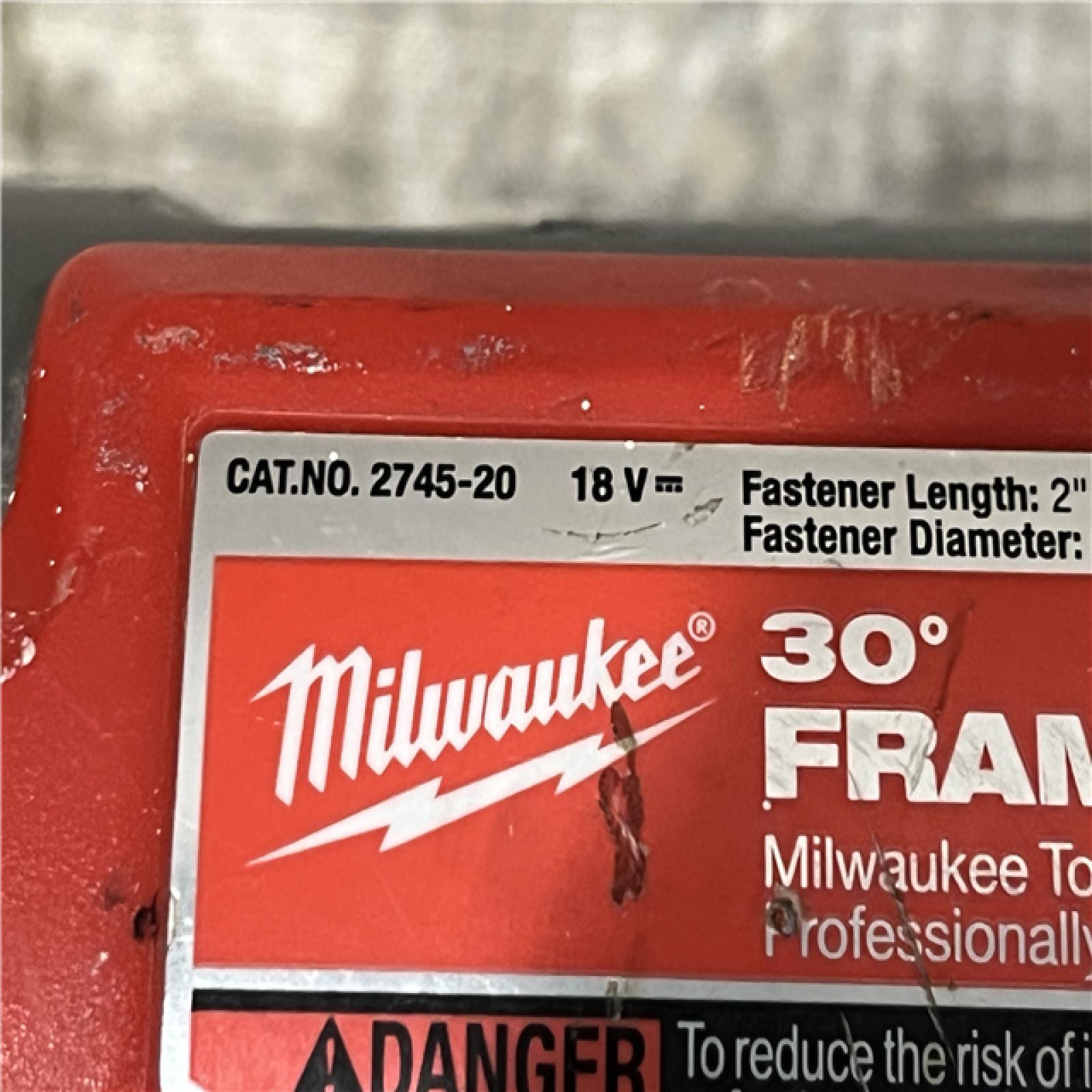 AS-IS Milwaukee FUEL 3-1/2 in. 18-Volt 30-Degree Lithium-Ion Brushless Cordless Framing Nailer (Tool-Only)