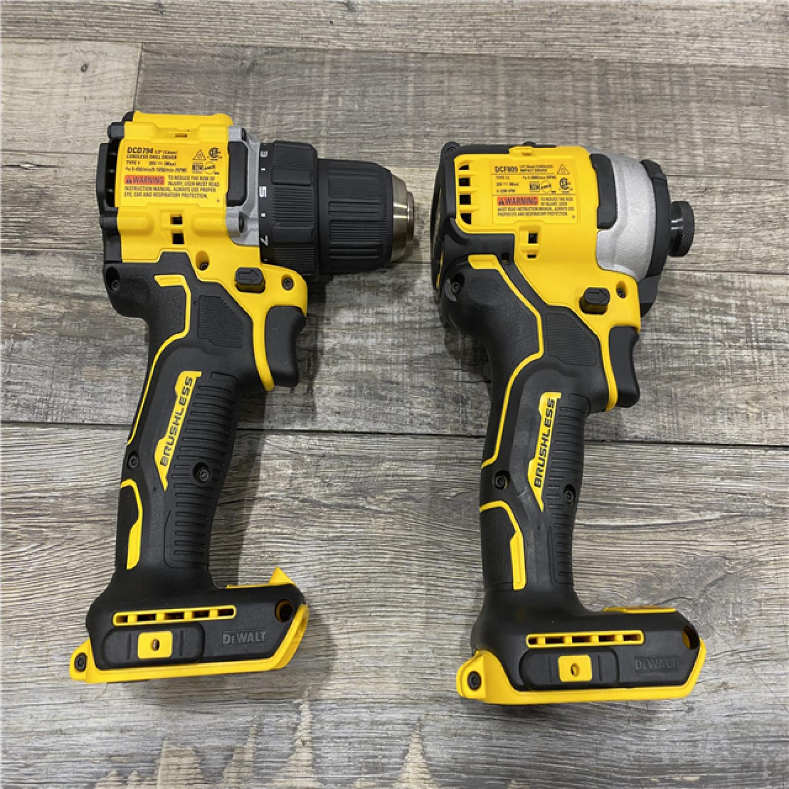 AS-IS DEWALT ATOMIC 20-Volt MAX Lithium-Ion Cordless Combo Kit