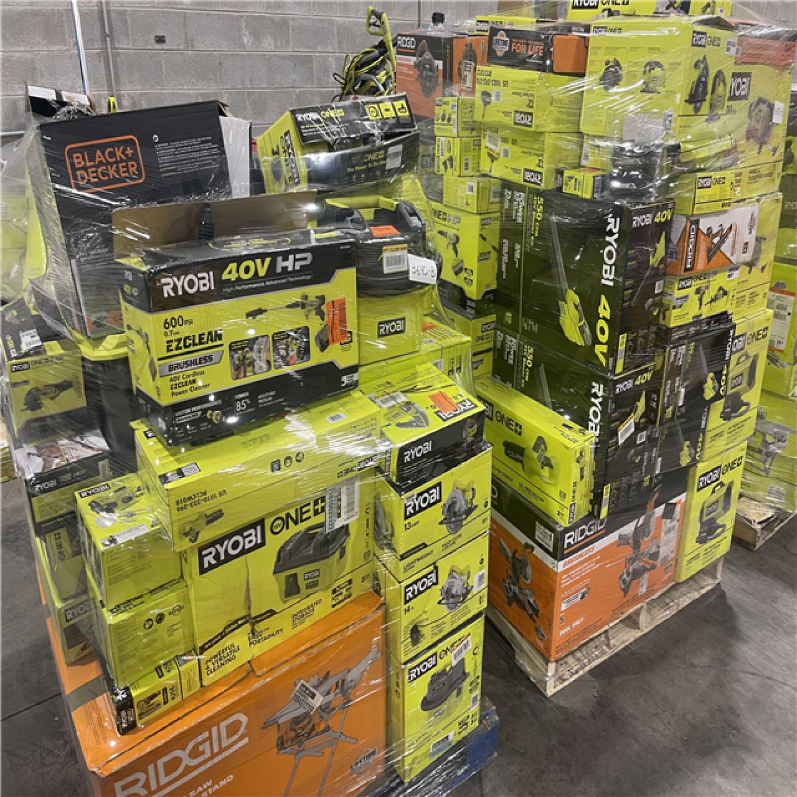 Pittston Location As-Is Power Tools Partial Truckload (13 pallets) 3640-B