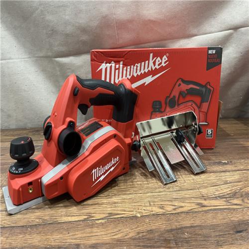 AS-IS Milwaukee M18 18-Volt Lithium-Ion Cordless 3-1/4 in. Planer (Tool-Only)