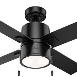 DALLAS LOCATION- Hunter 42 inch Indoor Ceiling Fan 4 Blade with LED Light Black Pallet (24 UNITS)