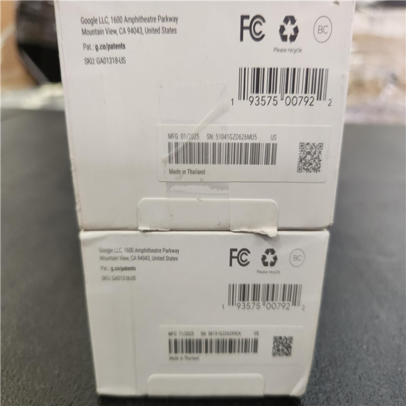 Phoenix AS-IS Google Nest Doorbell - Smart Wi-Fi Video Doorbell Camera - (2-Pack)