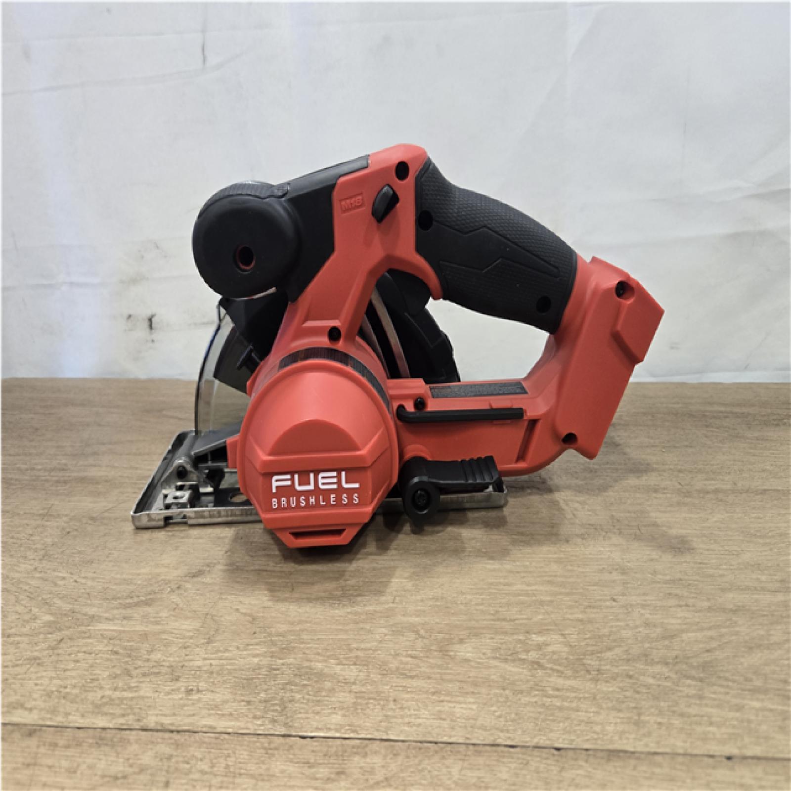 AS-IS Milwaukee FUEL 18V Lithium-Ion Brushless Cordless Metal Cutting 5-3/8 in. Circular Saw (Tool-Only)