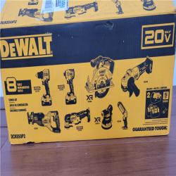 California NEW DeWalt 8-Tool Combo Kit  Includes (2) Batteries  Charger & Bag