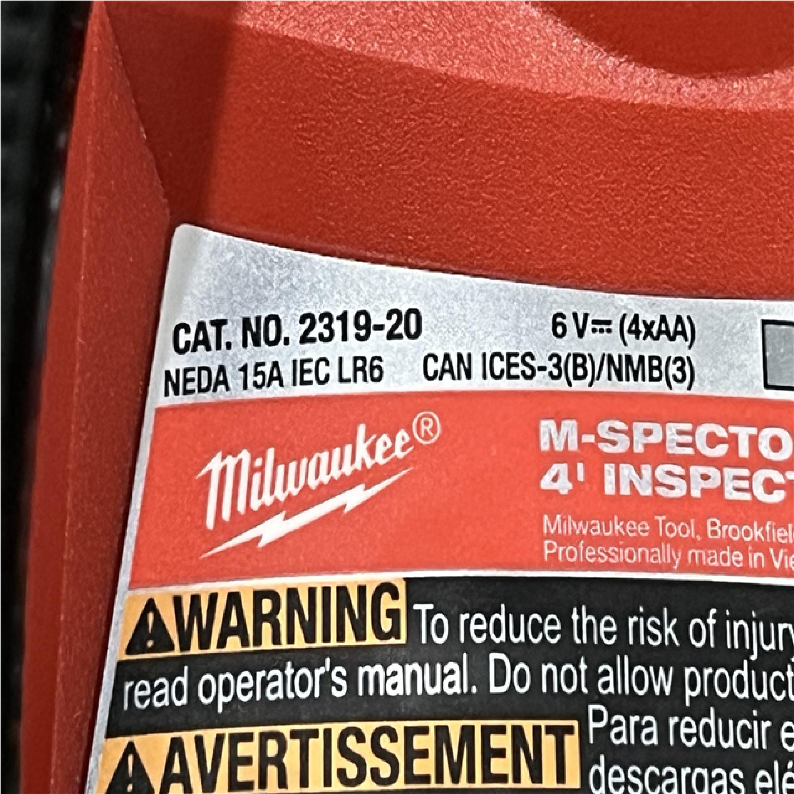 AS-IS Milwaukee M- Spector 4 ft. Inspection Sewer Camera Scope