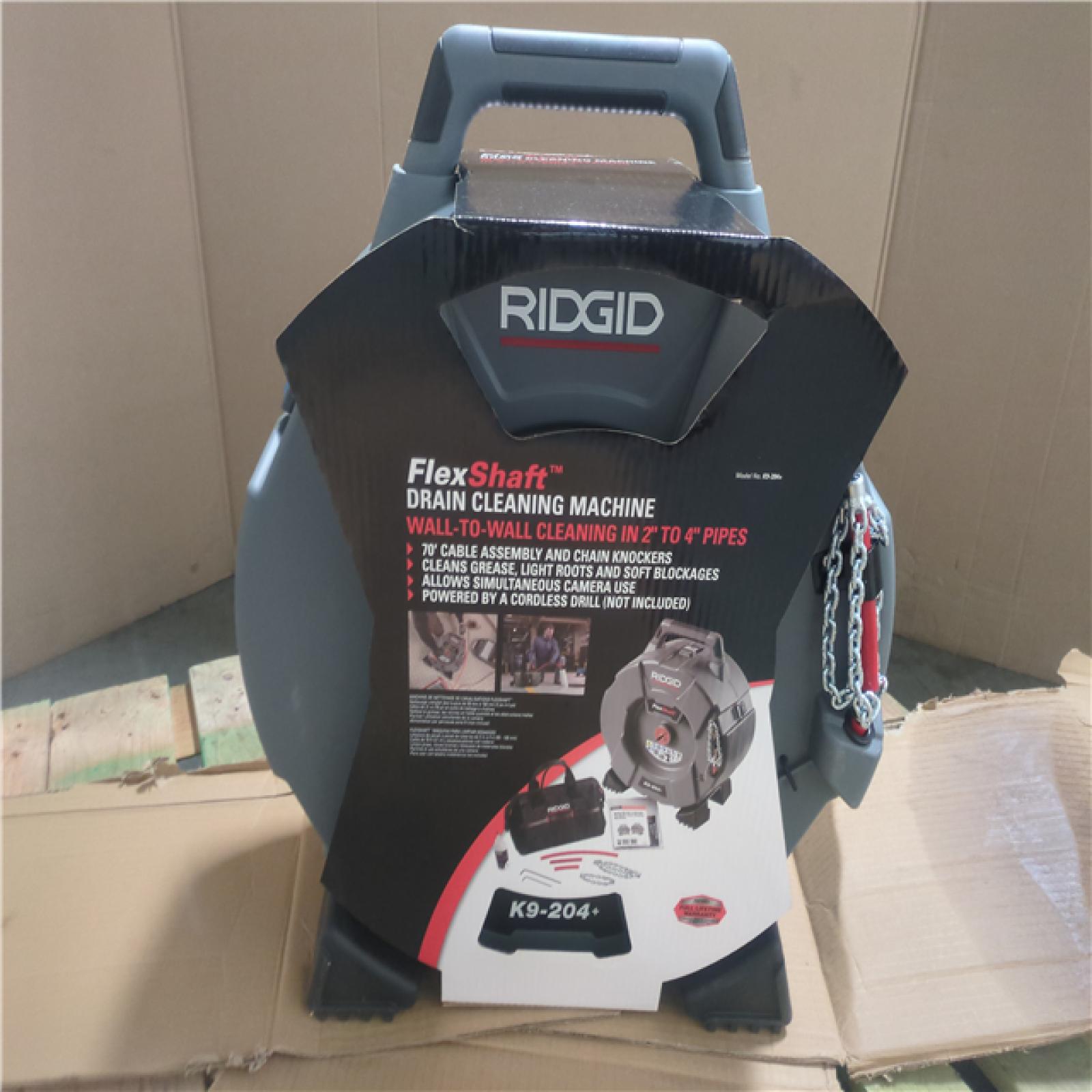 CALIFORNIA AS-IS RIGID FlexShaft Drain Cleaning Machine