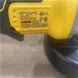 AS-IS DEWALT 20V XR Cordless 4-1/2. in. to 5 in. Variable Speed Angle Grinder (Tool Only)