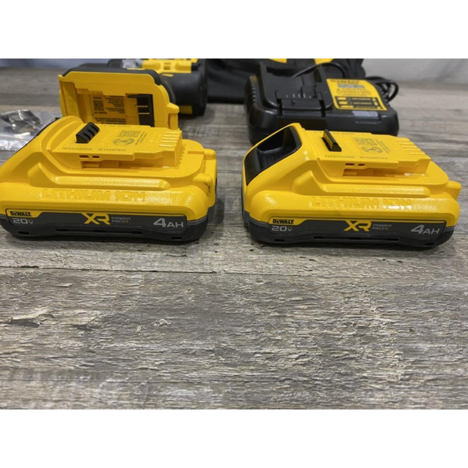 AS-IS DEWALT 20V XR Lithium-Ion Cordless Brushless 1/2 in. Drill/Driver Kit