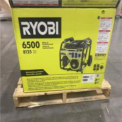Dallas Location - As-Is RYOBI 8125-Watt Gasoline Powered Portable Generator