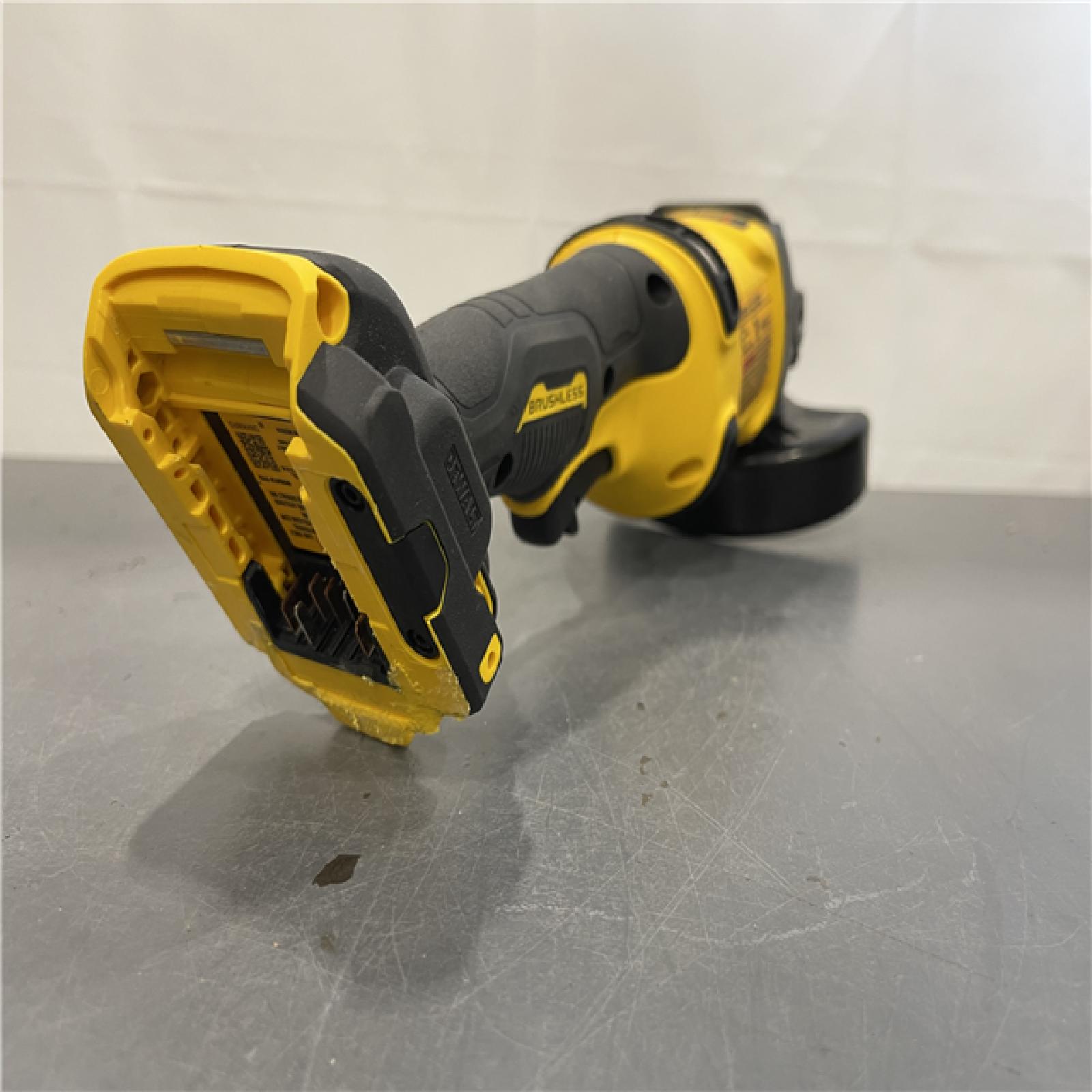AS-IS - DEWALT 60V MAX Cordless Brushless 4.5 in. to 6 in. Small Angle Grinder with Kickback Brake