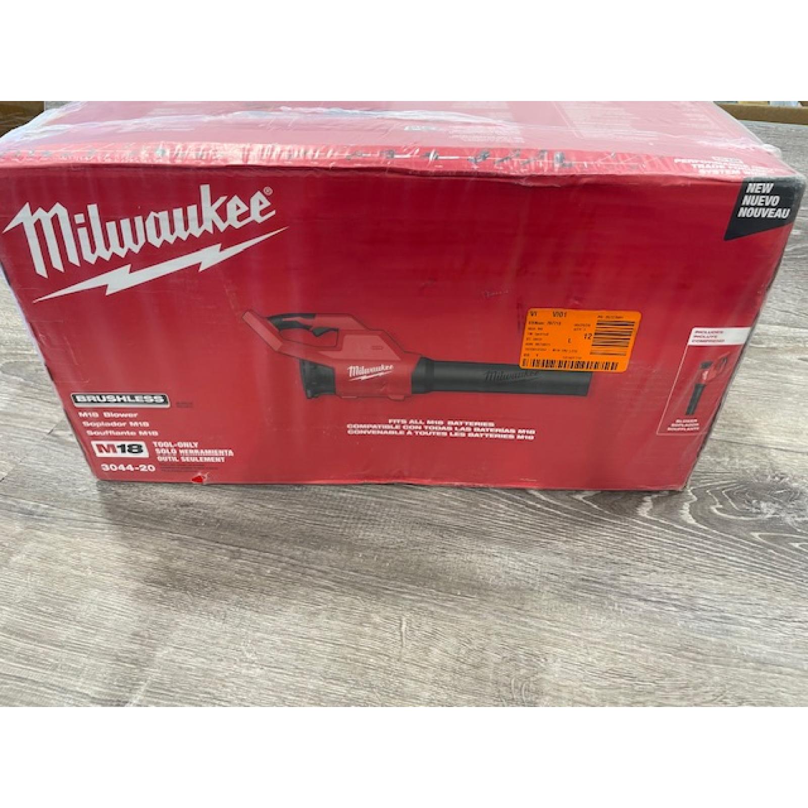 AS-IS Milwaukee Brushless 120 MPH 450 CFM 18V Cordless Handheld Battery Powered Leaf Blower (Tool-Only)