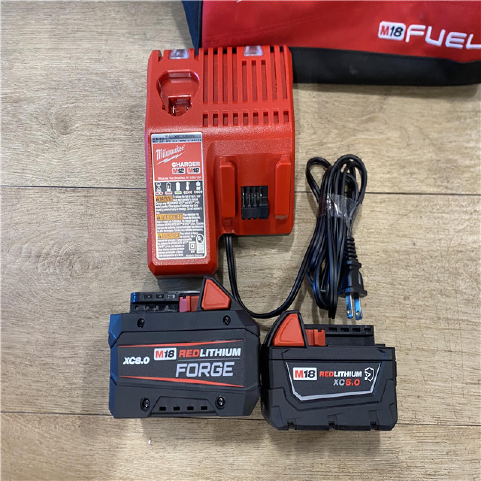 AS-IS Milwaukee FUEL 18V Lithium-Ion Brushless Cordless 1/2 in. Impact Wrench w/Friction Ring Kit