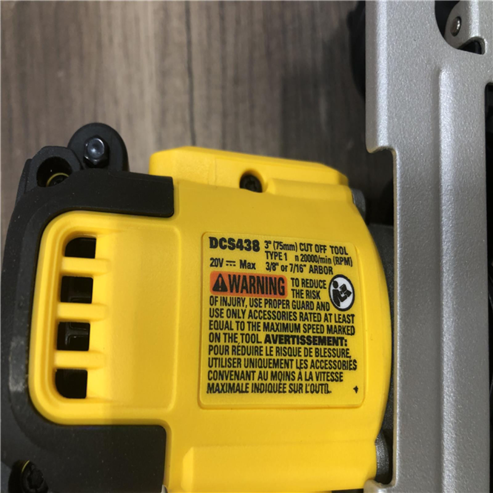 AS-IS DEWALT 20V XR Cordless 3 in. Cut-Off Tool (Tool Only)