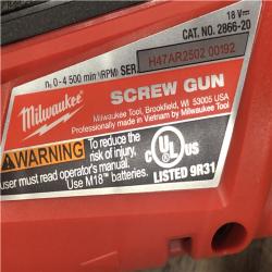 AS-IS Milwaukee FUEL 18V Lithium-Ion Brushless Cordless Drywall Screw Gun (Tool-Only)