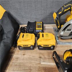 HOUSTON LOCATION - AS-IS DEWALT 20V Lithium-Ion Cordless 4-Tool Combo Kit