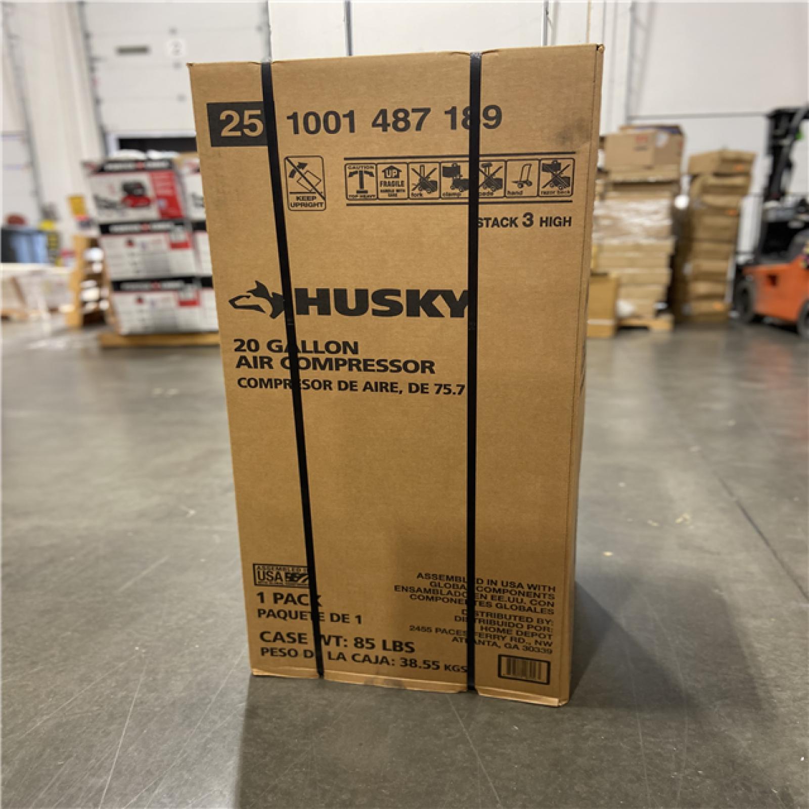DALLAS LOCATION - Husky 20 Gal. 175 PSI Portable Electric Air Compressor