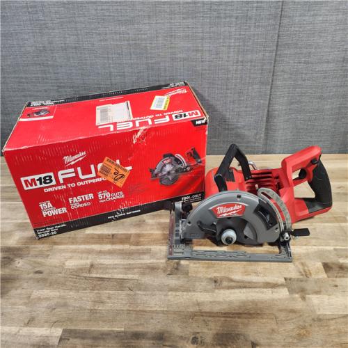 HOUSTON LOCATION - AS-IS Milwaukee 2830-20 Rear Handle Circular Saw M18 FUEL 7-1/4  Cordless Brushless Tool Only