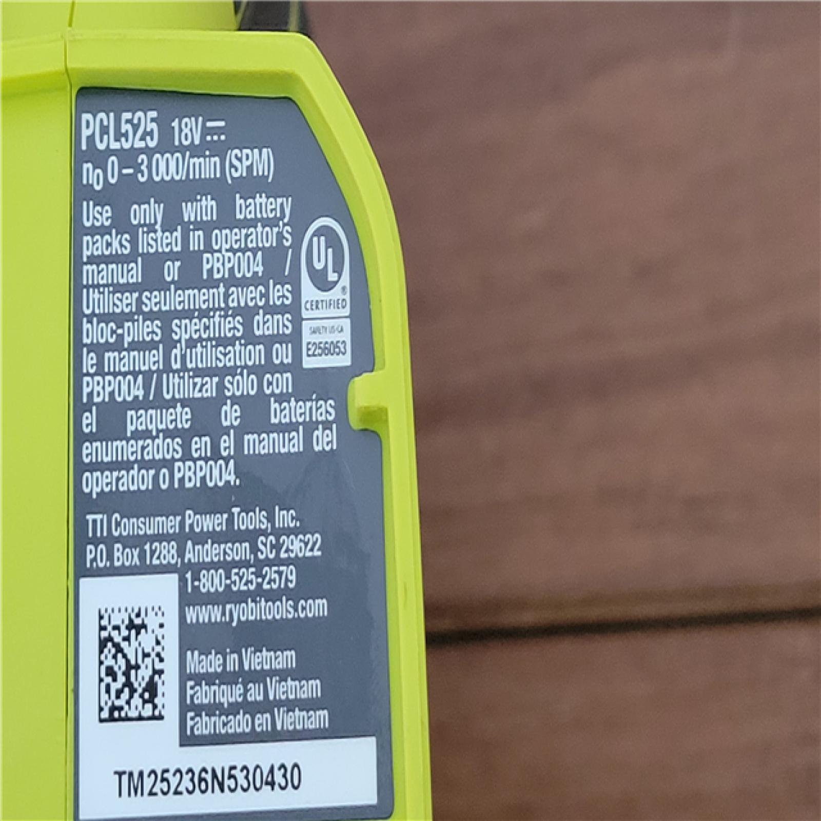 California NEW Ryobi One+ 18V Jig Saw (Tool Only)