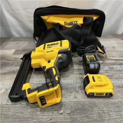 AS-IS DEWALT 20V MAX XR Lithium-Ion Cordless 18-Gauge Narrow Crown Stapler Kit