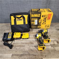 HOUSTON LOCATION - AS-IS DEWALT ATOMIC 20V MAX Lithium-Ion Cordless 2-Tool Combo Kit