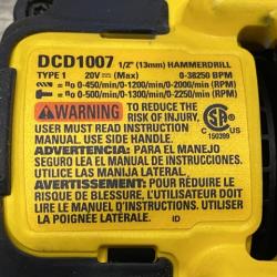 AS-IS DEWALT 20V MAX Brushless Cordless 1/2 3-Speed Hammer Drill (Tool-Only)