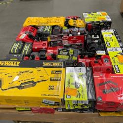 DALLAS LOCATION - AS-IS BATTERY AND CHARGERS PALLET