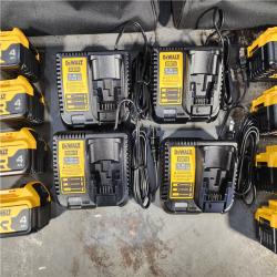HOUSTON LOCATION - AS-IS (APPEARS LIKE NEW) (4) Dewalt-DCB246CK 20V MAX* Lithium Ion Starter Kit