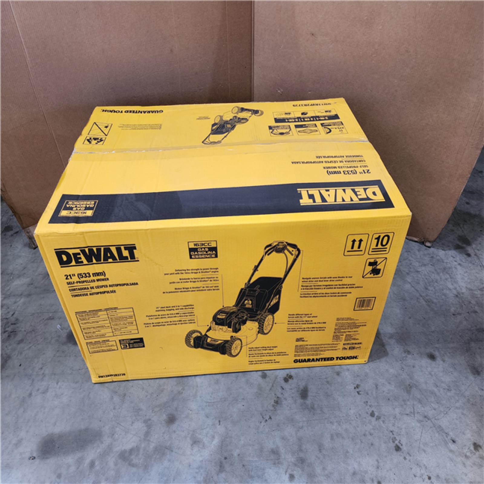 HOUSTON LOCATION - AS-IS (NEW) DeWalt 163cc 21 Dual Lever Self Propelled Lawn Mower