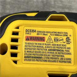 AS-IS DEWALT ATOMIC 20V MAX Cordless Brushless Oscillating Multi Tool Kit