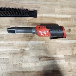 HOUSTON LOCATION - AS-IS Milwaukee FUEL INSIDER 12V Lithium-Ion Brushless Cordless 1/4 in. - 3/8 in. Extended Reach Box Ratchet (Tool-Only)